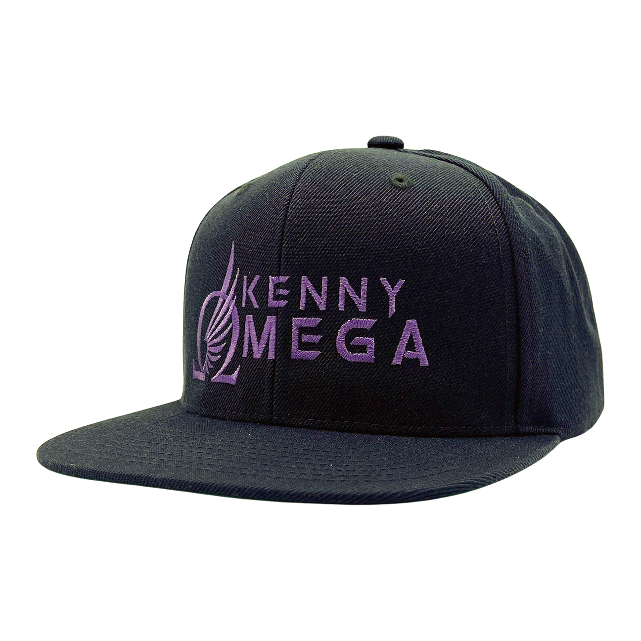 Kenny Omega - OWA Premium Embroidered Flatbill Snapback - Lavender