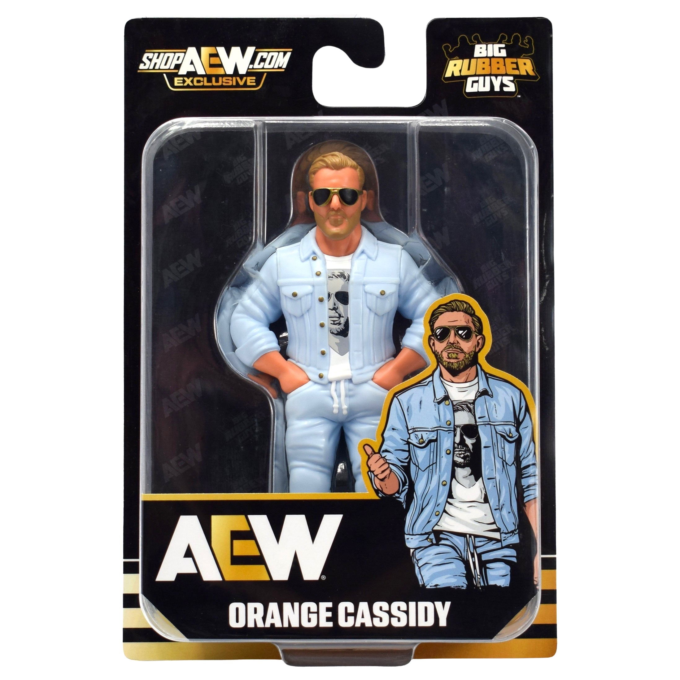 Pre-Order: Orange Cassidy - AEW x Big Rubber Guys Action Figure