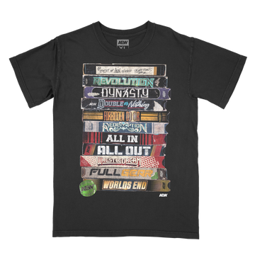 AEW - Sicko VHS Stack T-Shirt