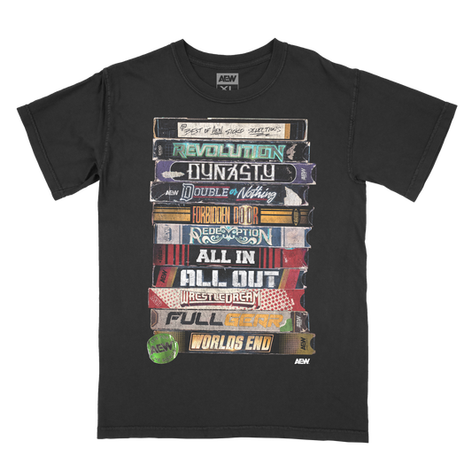 AEW - Sicko VHS Stack T-Shirt