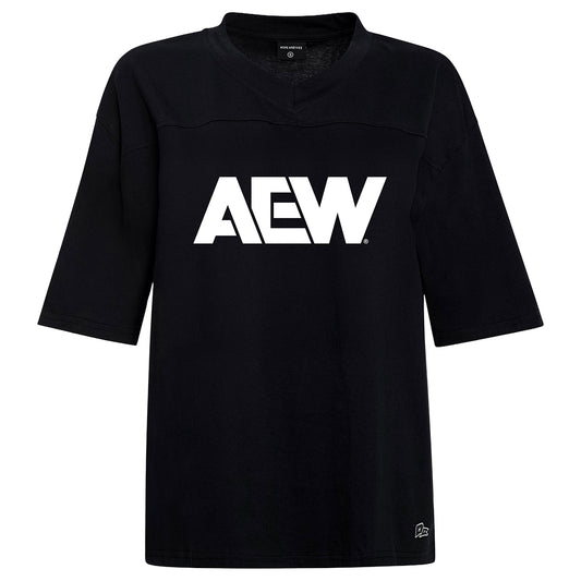 AEW - Women's Hype and Vice Football Tee