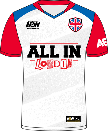 AEW ALL IN London 2026 White Stadium Jersey (Ready To Ship)