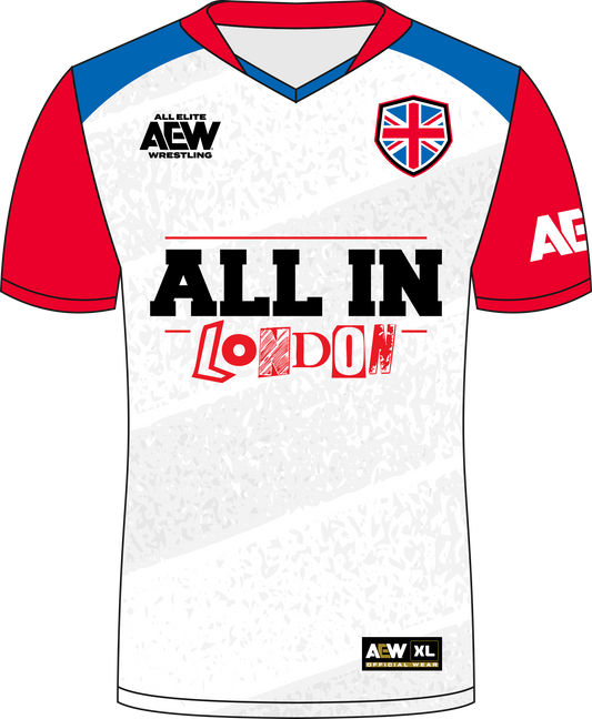 AEW ALL IN London 2026 White Stadium Jersey (Ready To Ship)