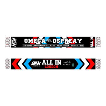 AEW ALL IN London 2026 Omega vs Ospreay Event Scarf