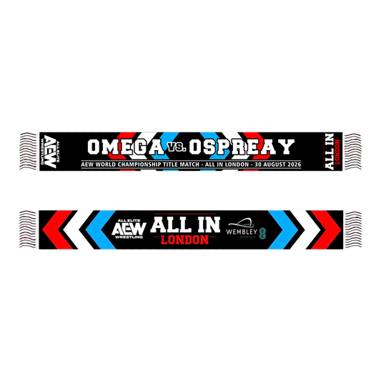 AEW ALL IN London 2026 Omega vs Ospreay Event Scarf
