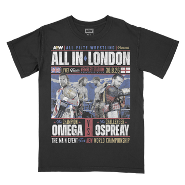 AEW All In 2026 Matchup T-Shirt - Kenny Omega vs Will Ospreay