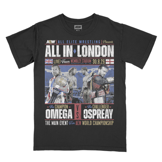 AEW All In 2026 Matchup T-Shirt - Kenny Omega vs Will Ospreay
