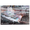 AEW All In London 2023 - 12"x18' High Gloss Metal Art Print (The Art of Rob Schamberger) (Only 50 Made)