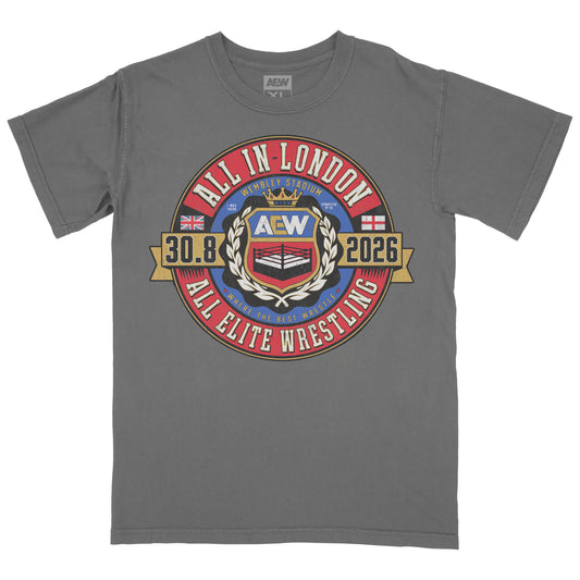 AEW ALL IN London 2026 Buckingham Event Tee (Ready To Ship)