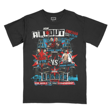 AEW All Out 2026 Matchup T-Shirt - 3 Way Ladder Match