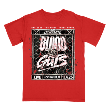 AEW Blood and Guts 2026 Event T-Shirt