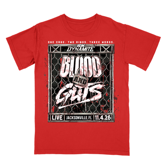 AEW Blood and Guts 2026 Event T-Shirt