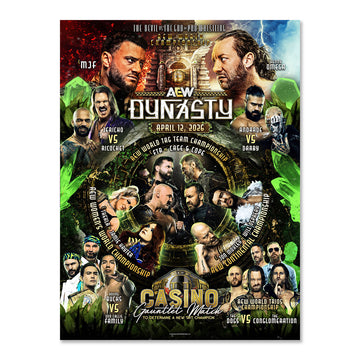 AEW Dynasty 2026 18"x24" Event Poster