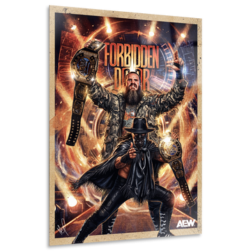 AEW Forbidden Door 2025 Brodido - LIMITED Elite Moments 12"x18" High Gloss Metal Art Print