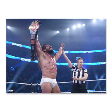 Andrade El Idolo is your NEW National Wrestling Champion - AEW Redemption 2026 - Memorable Moments Art Print By Lee South