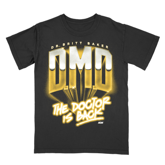 Britt Baker - Top Rope Tuesday LIMITED EDITION The Doctor is BACK (Brittsburgh Colors) T-Shirt