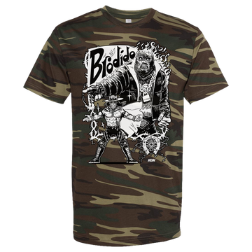 Brodido - Top Rope Tuesday LIMITED EDITION Bad Hombres Camo T-Shirt