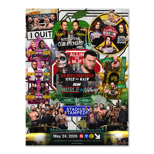 AEW Double or Nothing 2026 18"x24" Event Poster