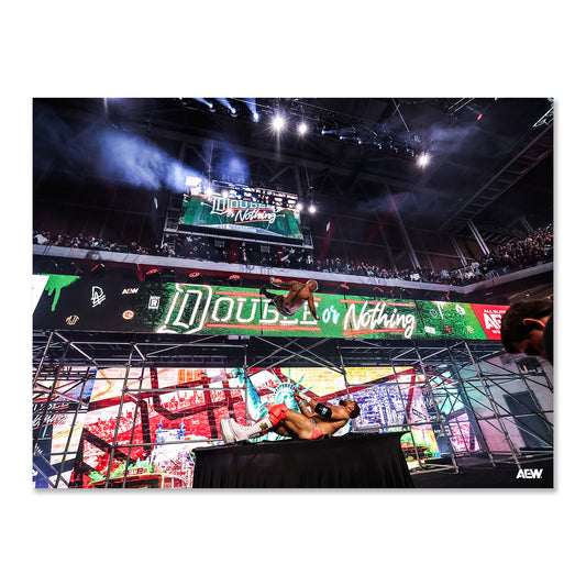 Darby Allin Pays Tribute to Mick Foley - AEW Double or Nothing 2026 - Memorable Moments Art Print By Ryan Loco
