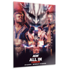 Matchup Monday - MJF vs. Adam Cole - AEW ALL IN 2023 12x18 High Gloss Metal Art Print (Only 10 Made)