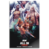Matchup Monday - Will Ospreay vs. Chris Jericho - AEW ALL IN 2023 12x18 High Gloss Metal Art Print (Only 10 Made)