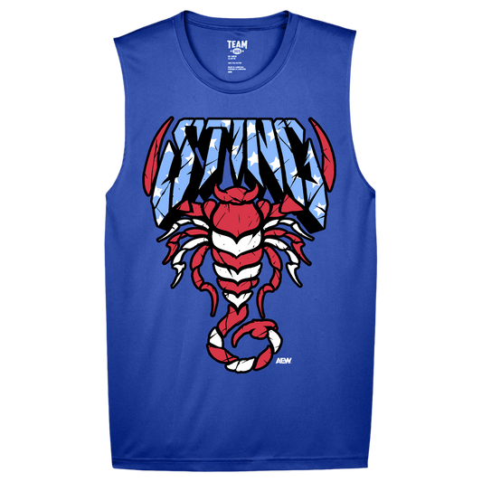 Sting - Top Rope Tuesday LIMITED EDITION - 4th of July Polyester Dri-Fit Muscle Tank