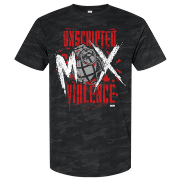 Jon Moxley - Top Rope Tuesday: LIMITED EDITION Unscripted Violence Camo T-Shirt