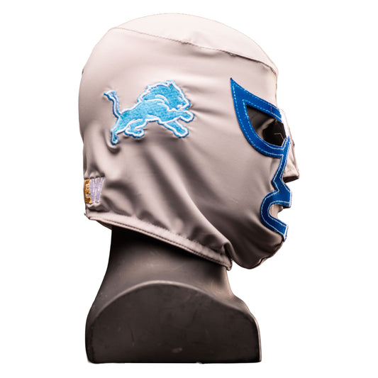 AEW NFL Officially Licensed Lucha Mask - Detroit Lions