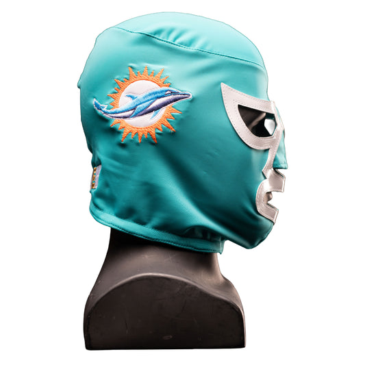 AEW NFL Officially Licensed Lucha Mask - Miami Dolphins