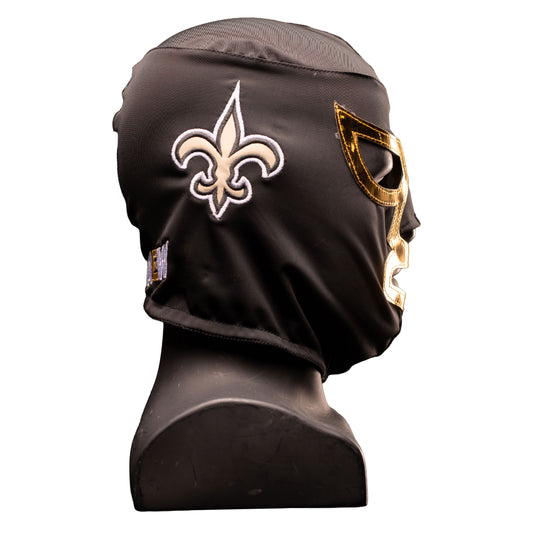 AEW NFL Officially Licensed Lucha Mask - New Orleans Saints