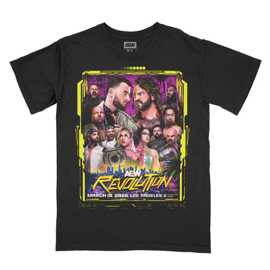 AEW Revolution 2026 Poster T-Shirt