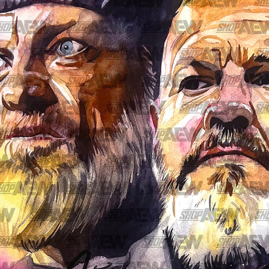 Cope & Cage  - Autographed Limited Edition 11" x 14" Rob Schamberger Art Print