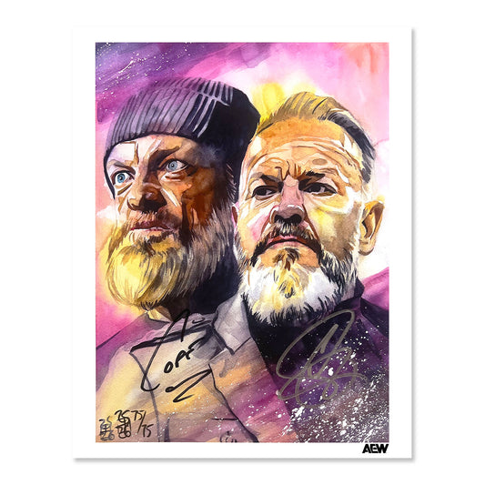 Cope & Cage  - Autographed Limited Edition 11" x 14" Rob Schamberger Art Print