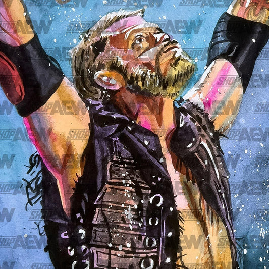 Adam Copeland - Autographed Limited Edition 11 x 14 Rob Schamberger Art Print