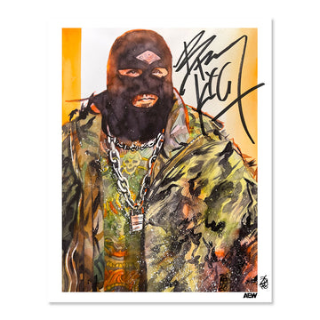 Brody King  - Autographed Limited Edition 11" x 14" Rob Schamberger Art Print