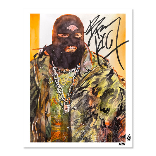 Brody King  - Autographed Limited Edition 11" x 14" Rob Schamberger Art Print