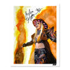 Julia Hart - Autographed Limited Edition 11" x 14" Rob Schamberger Art Print