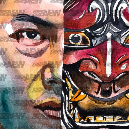 Konosuke Takeshita  - Autographed Limited Edition 11" x 14" Rob Schamberger Art Print