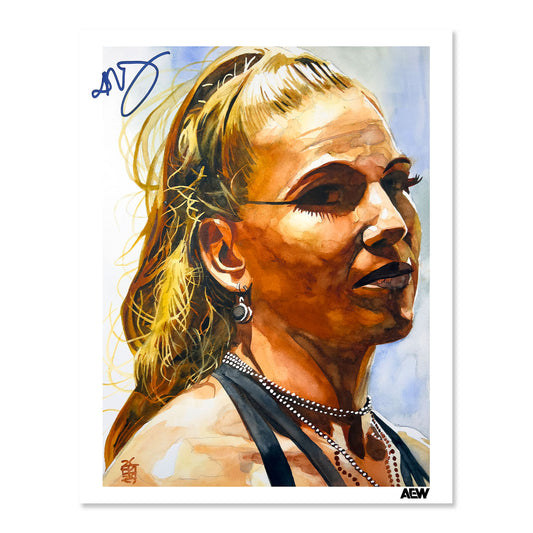 Marina Shafir  - Autographed Limited Edition 11" x 14" Rob Schamberger Art Print