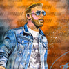 Orange Cassidy - Autographed Limited Edition 11 x 14 Rob Schamberger Art Print