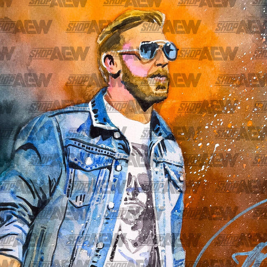 Orange Cassidy - Autographed Limited Edition 11 x 14 Rob Schamberger Art Print