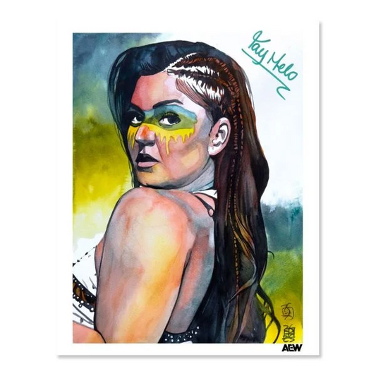 Tay Melo  - Autographed 11" x 14" Rob Schamberger Art Print