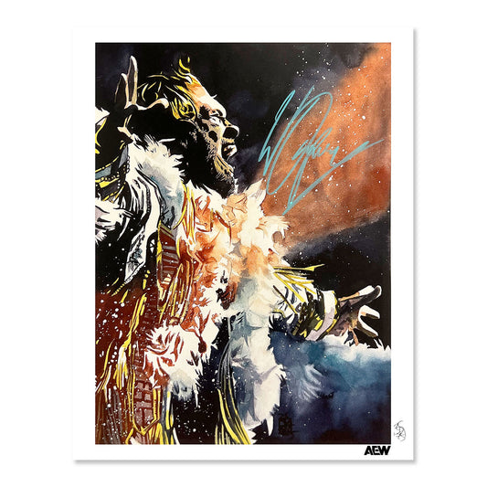 Will Ospreay  - Autographed Limited Edition 11" x 14" Rob Schamberger Art Print
