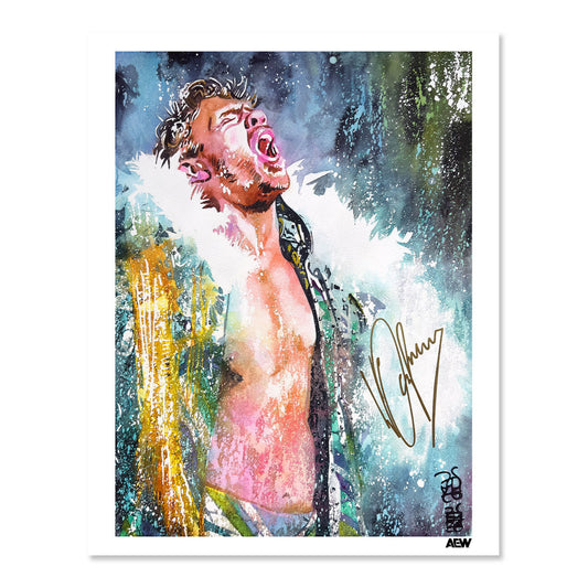 Will Ospreay - Autographed Limited Edition 11" x 14" Rob Schamberger Art Print