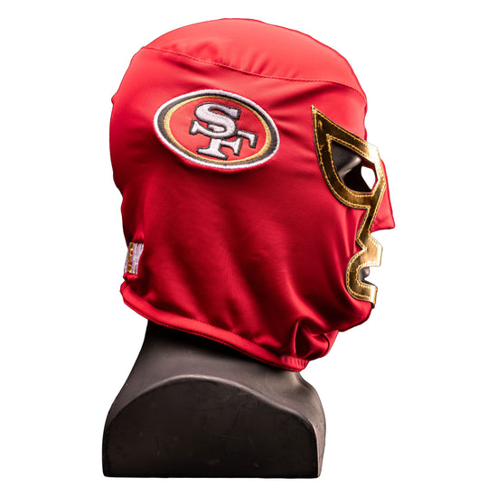 Sf Mask AEW NFL Officially Licensed Lucha Mask - San Francisco 49ers – shopAEW
