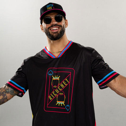 Ricochet AEW x USFL Las Vegas Lights - Outta This World Jersey