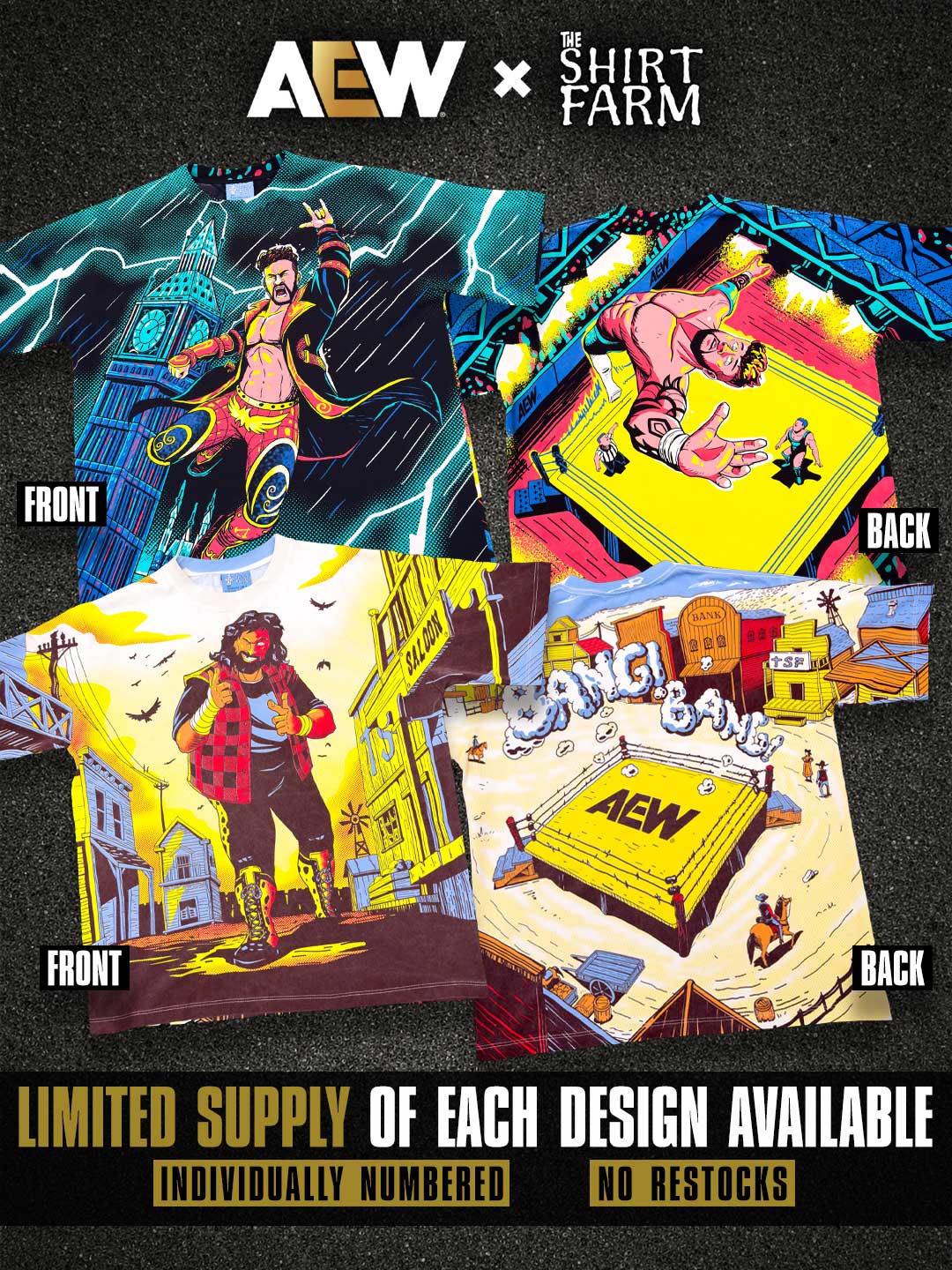 AEW x The Shirt Farm