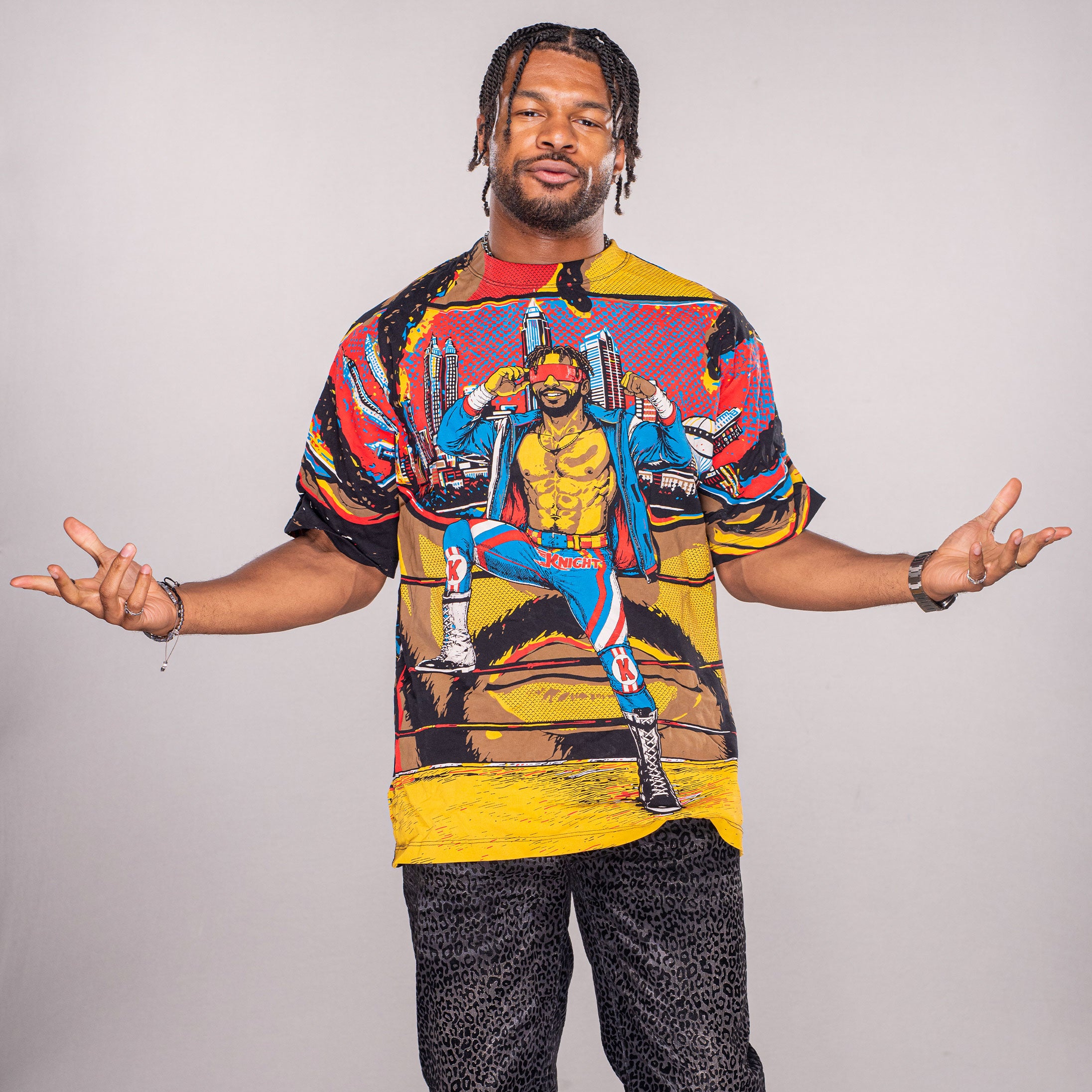 Kevint様 Kevin Knight - The Shirt Farm Glasses T-Shirt – shopAEW