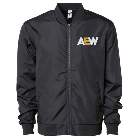 AEW Lightweight Windbreaker Bomber Jacket