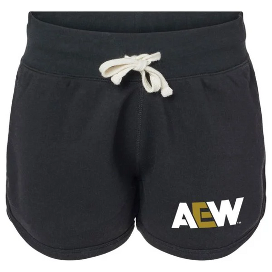 AEW Logo Women's Fleece Shorts